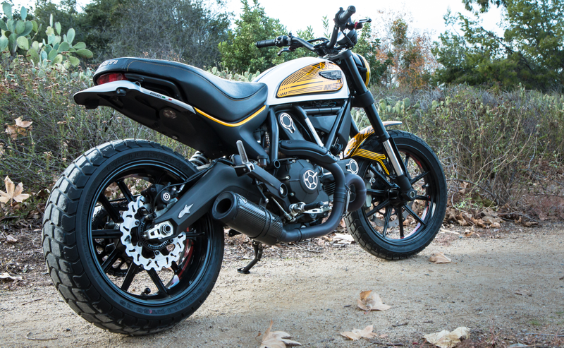 Illustration for article titled This Rad Ducati Scrambler Custom Is What You Get When You Mix Work And Love